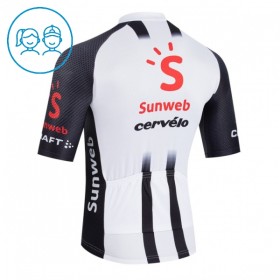 Cykeltrøje Børn 2026 Sunweb Hvid