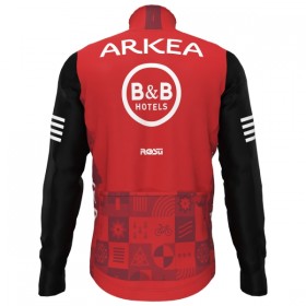 Cykeltrøje Langærmet 2025 Arkea-B B Hotels Rød
