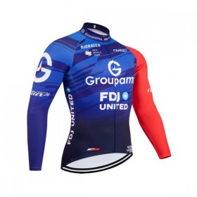 Cykeltrøje Langærmet 2026 Groupama FDJ Blå