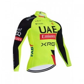 Cykeltrøje Langærmet 2026 UAE Team Emirates XRG Gul