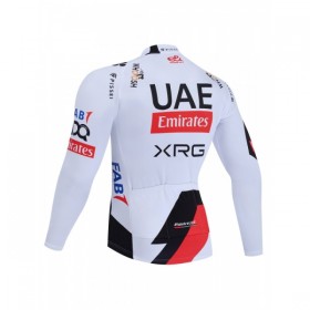 Cykeltrøje Langærmet 2026 UAE Team Emirates XRG Hvid