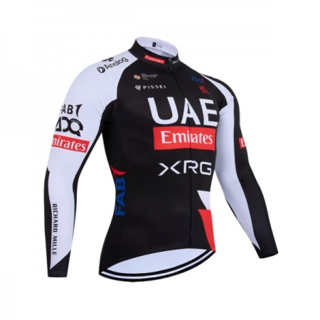 Cykeltrøje Langærmet 2026 UAE Team Emirates XRG Sort Cykeltrøje Langærmet 2026 UAE Team Emirates XRG Sort