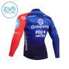 Cykeltrøje Langærmet Børn 2026 Groupama FDJ Blå