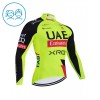 Cykeltrøje Langærmet Børn 2026 UAE Team Emirates XRG Gul