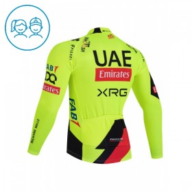 Cykeltrøje Langærmet Børn 2026 UAE Team Emirates XRG Gul