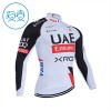 Cykeltrøje Langærmet Børn 2026 UAE Team Emirates XRG Hvid