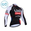 Cykeltrøje Langærmet Børn 2026 UAE Team Emirates XRG Sort