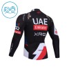 Cykeltrøje Langærmet Børn 2026 UAE Team Emirates XRG Sort
