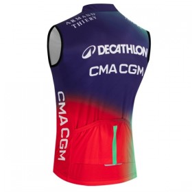 Cykelvest 2026 Decathlon CMA CGM Blå
