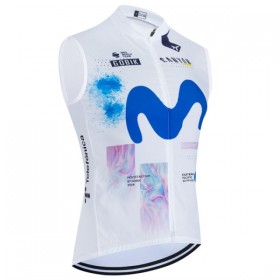 Cykelvest 2026 Movistar Team Hvid