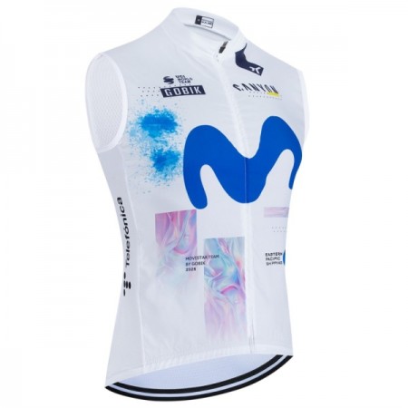 Cykelvest 2026 Movistar Team Hvid