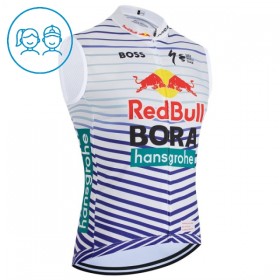 Cykelvest Børn 2026 BORA-Hansgrohe Bull Rød Hvid
