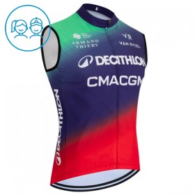 Cykelvest Børn 2026 Decathlon CMA CGM Blå
