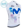 Cykelvest Børn 2026 Movistar Team Hvid Cykelvest Børn 2026 Movistar Team Hvid