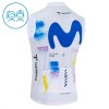 Cykelvest Børn 2026 Movistar Team Hvid