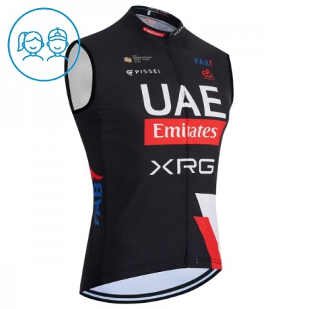 Cykelvest Børn 2026 UAE Team Emirates XRG Sort Cykelvest Børn 2026 UAE Team Emirates XRG Sort