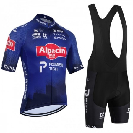 Cykeltøj + Cykelshorts 2026 Alpecin Premier Tech Blå Cykeltøj + Cykelshorts 2026 Alpecin Premier Tech Blå