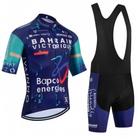 Cykeltøj + Cykelshorts 2026 Bahrain Victorious Blå