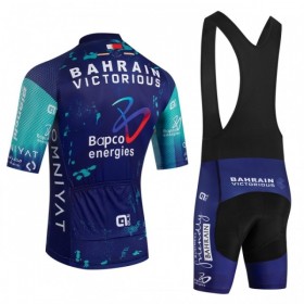 Cykeltøj + Cykelshorts 2026 Bahrain Victorious Blå