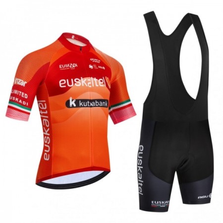 Cykeltøj + Cykelshorts 2026 Euskaltel Euskadi Orange Cykeltøj + Cykelshorts 2026 Euskaltel Euskadi Orange
