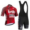 Cykeltøj + Cykelshorts 2026 Lotto Intermarche Rød