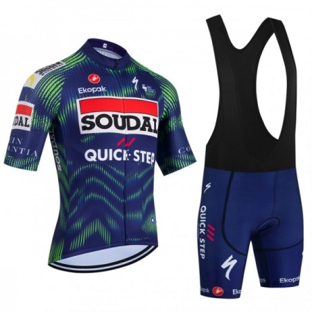 Cykeltøj + Cykelshorts 2026 Soudal Quick Step Blå