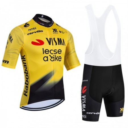 Cykeltøj + Cykelshorts 2026 Visma Lease A Bike Gul Cykeltøj + Cykelshorts 2026 Visma Lease A Bike Gul