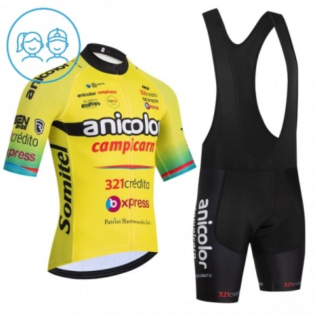 Cykeltøj + Cykelshorts Børn 2026 Anicolor Campicarn Gul Cykeltøj + Cykelshorts Børn 2026 Anicolor Campicarn Gul