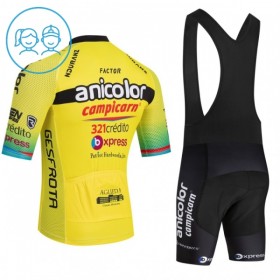 Cykeltøj + Cykelshorts Børn 2026 Anicolor Campicarn Gul