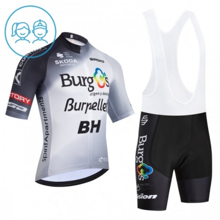 Cykeltøj + Cykelshorts Børn 2026 Burgos Burpellet BH Hvid Cykeltøj + Cykelshorts Børn 2026 Burgos Burpellet BH Hvid
