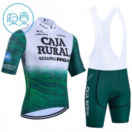 Cykeltøj + Cykelshorts Børn 2026 Caja Rural Seguros RGA Grøn Cykeltøj + Cykelshorts Børn 2026 Caja Rural Seguros RGA Grøn