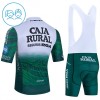 Cykeltøj + Cykelshorts Børn 2026 Caja Rural Seguros RGA Grøn
