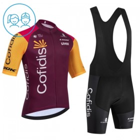 Cykeltøj + Cykelshorts Børn 2026 Cofidis Rød