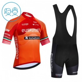 Cykeltøj + Cykelshorts Børn 2026 Euskaltel Euskadi Orange