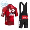 Cykeltøj + Cykelshorts Børn 2026 Lotto Intermarche Rød