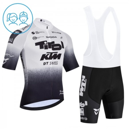 Cykeltøj + Cykelshorts Børn 2026 Tirol KTM Hvid Cykeltøj + Cykelshorts Børn 2026 Tirol KTM Hvid