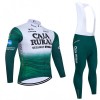 Cykeltøj Langærmet + Bib Cykelbukser 2026 Caja Rural Seguros RGA Grøn Cykeltøj Langærmet + Bib Cykelbukser 2026 Caja Rural Seguros RGA Grøn