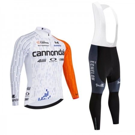 Cykeltøj Langærmet + Bib Cykelbukser 2026 Cannondale Hvid Cykeltøj Langærmet + Bib Cykelbukser 2026 Cannondale Hvid