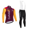 Cykeltøj Langærmet + Bib Cykelbukser 2026 Cofidis Rød Cykeltøj Langærmet + Bib Cykelbukser 2026 Cofidis Rød