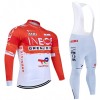Cykeltøj Langærmet + Bib Cykelbukser 2026 INEOS Grenadiers Rød Cykeltøj Langærmet + Bib Cykelbukser 2026 INEOS Grenadiers Rød