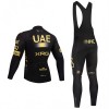 Cykeltøj Langærmet + Bib Cykelbukser 2026 UAE Team Emirates XRG Gul