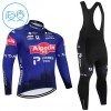 Cykeltøj Langærmet + Bib Cykelbukser Børn 2026 Alpecin Premier Tech Blå Cykeltøj Langærmet + Bib Cykelbukser Børn 2026 Alpecin Premier Tech Blå