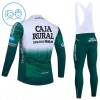 Cykeltøj Langærmet + Bib Cykelbukser Børn 2026 Caja Rural Seguros RGA Grøn