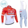 Cykeltøj Langærmet + Bib Cykelbukser Børn 2026 INEOS Grenadiers Rød Cykeltøj Langærmet + Bib Cykelbukser Børn 2026 INEOS Grenadiers Rød