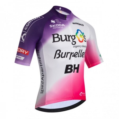 Cykeltrøje 2026 Burgos Burpellet BH Rød Cykeltrøje 2026 Burgos Burpellet BH Rød