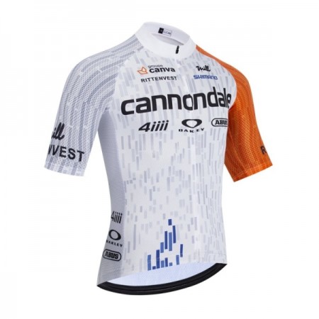Cykeltrøje 2026 Cannondale Hvid Cykeltrøje 2026 Cannondale Hvid
