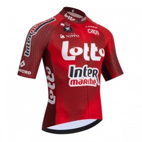 Cykeltrøje 2026 Lotto Intermarche Rød