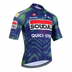 Cykeltrøje 2026 Soudal Quick Step Blå