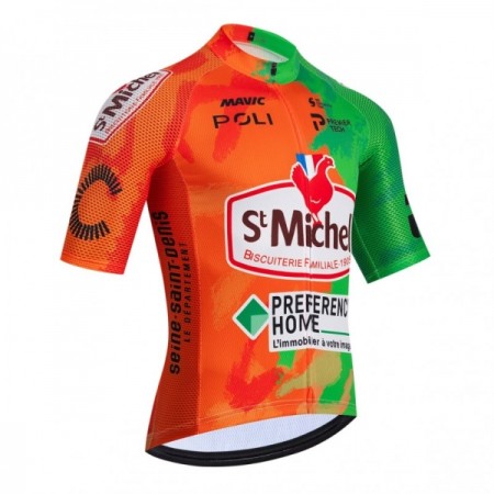 Cykeltrøje 2026 St Michel Orange Cykeltrøje 2026 St Michel Orange