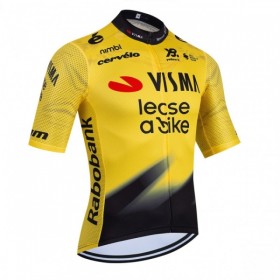 Cykeltrøje 2026 Visma Lease A Bike Gul